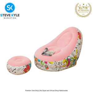 Outdoor PVC Flocking Inflatable Air Sofa garden sectional sofa