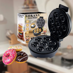 16 hole Donut Maker Machine Double Sided Heating Doughnut Makers Breakfast Machine hot Cake Waffle Maker