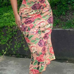 ZEALO Haven Round Neck Shortsleeves Bodycon non-slit Maxi Long Dress | Material: Knitted Printed Plain Basic | Free Size: Small Medium Large | Color: Aqua Black Army Green Choco Cream Hot Pink Teal Royal Blue Nude lf Julia baretto Red White Yellow