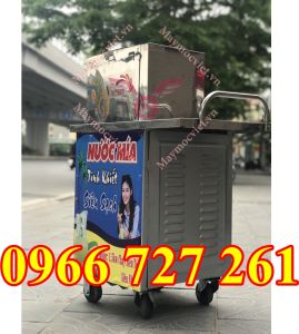 Máy ép mía bàn cộc 3 lô inox 1500w