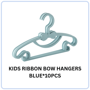 Kids Ribbon Bow Hangers / Non-Slip Baby Clothes Hangers for Nursery Closet