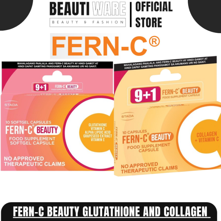 fern c with glutathione FERN-C BEAUTY COLLAGEN + VITAMIN / Food Supplement 30's and 10's cjc 1295 ipamorelin clinical