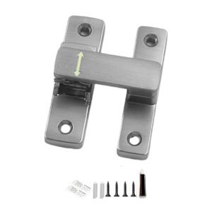 Privacy Door Bolt Lock 90/180 Degree Barn Door Lock Antitheft Door Bolt No Drilling Safety Sliding Door Lock Enduring