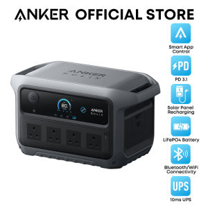 Anker SOLIX C2000 Gen 2 Portable Power Station 2048Wh 2400W (Peak 4000W) Power Bank 9-Port Outdoor Generator A1783