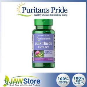 Puritans Pride Milk Thistle 4:1 Extract 1000 mg (Silymarin) 1000 mg 90 Softgels Item #1944