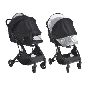 Newborns Strollers Fly Net with Sunshade Function High Density Mesh Fabric Protector for Outdoor Protections