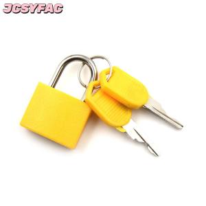 JCSYFAC Ổ khóa thép mini chắc chắn ổ khóa ký túc xá ngăn kéo vali du lịch có 2 chìa khóa