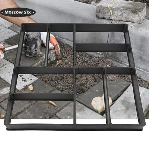【HOT】Garden Pavement Mold DIY Paving Cement Brick Stone Road Concrete Path Maker
