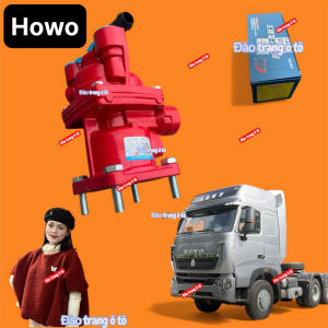 Tổng phanh 4 lỗ howo hoặc đông phong hải hồng đỏ hệ thống phanh xe ô tô howo đông phong hoàng huy đầu kéo mooc RED