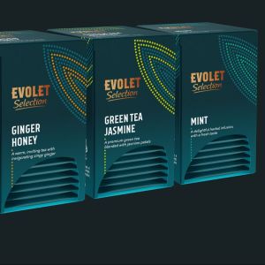 EVOLET Selection Premium Tea – Crafted in Romani Exclusively designed for hotels restaurants and cafes