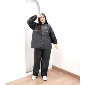 Extrime Jas Hujan Jumbo Setelan Pria Wanita XXXL XXXXL Anti Rembes Bahan Karet Elastis