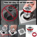 Phễu Thoát Sàn Thông Minh Ngăn Mùi Hôi Lọc Rác Tránh Tắc Cống Ngăn Côn Trùng Bò Lên chất liệu Inox và ABS cao cấp shop Cửu Long. 