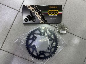 Kawasaki versys X250 14T-46T REGINA CHAIN Sprocket Set 100% ORIGINAL