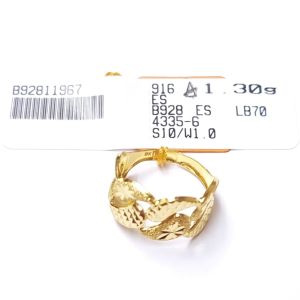 JIN JING CINCIN LIPAN (HOLLOW) 1C/2C SIZE 10-22 EMAS 916 TULEN 1.30G-1.54G