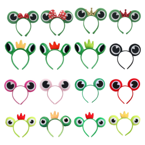 Phong cách ếch Mũ sắt proms sinh nhật hairbands vui vẻ mũ nón Halloween vương miện adorkable Phụ Kiện Đeo đầu tóc