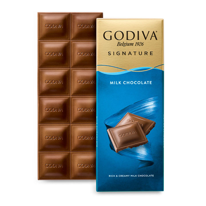 Godiva Signature Dark Chocolate Bar รส Milk Chocolate | Lazada.co.th