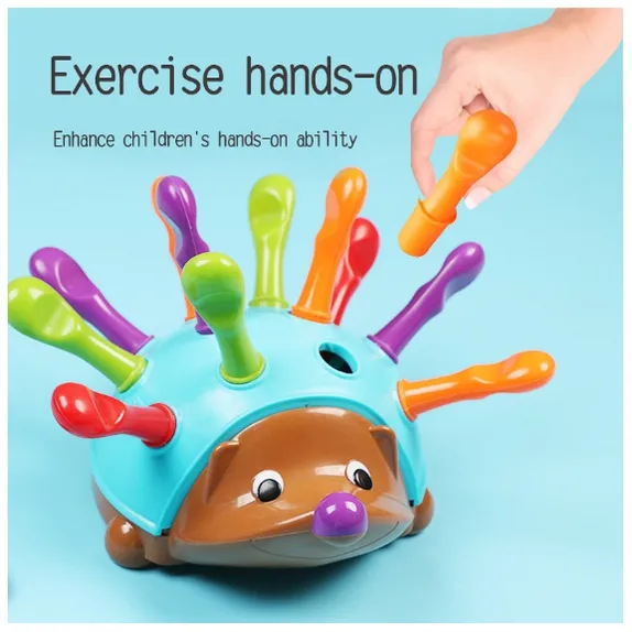 Spike The Fine Motor Educational Hedgehog Montessori Sensory