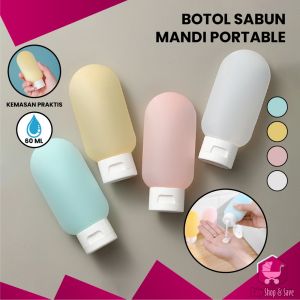 BabyShop-C852 Botol Travel Portable Tempat Sabun Cair Botol Sabun Lotion Travelling / Travel Botol Refill Plastik Fliptop Tempat Isi Ulang Cosmetic