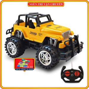 Xe Jeep điều khiển từ xa vượt địa hình 4 chiều có sạc pin