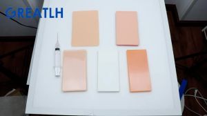 MEDGREAT Silicone Suture Skin Model Simulation Skin Suture Training Module Practice Injection Silicone Model