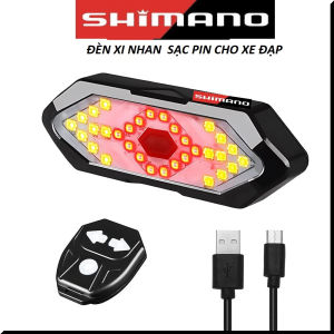 Đèn hậu Xi Nhan xe đạp Shimano không dây pin sạc 5 chế độ sáng - tiêu chuẩn Nhật