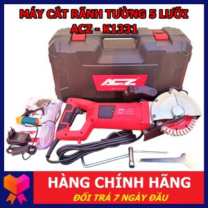 Máy cắt rãnh tường 5 lưỡi ACZ K1331 ( 2700W ) đầy đủ phụ kiện chuyên dụng cho thợ bao khỏe bao bền