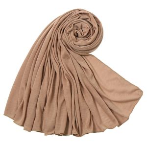 PLLEWY Modal Cotton Hijab Scarf 170x60cm Soft Jersey Hijab Fashion Long Headwrap Women