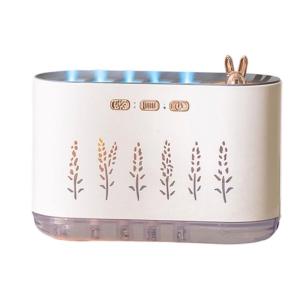 5 Nozzle Cool Mist Humidifier 700ML Diffuser Music Lighting Auto Shut Off For Yoga Studio Dorm Office