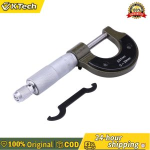 Mechanical Calipers with Metric Micrometer Attachments for Precise Measurement in Manufacturing and Laboratory Use
