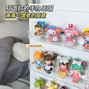 Toys Doll Display Box Transparent Blind Box Storage Easy Install Storage Rack 娃娃盲盒透明展示盒