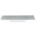 4pcs 1m Rel Pintu Geser Gear Rack Sliding Gate Rel Besi Mesin Pembuka Gerbang Geser Otomatis 8 Mm. 