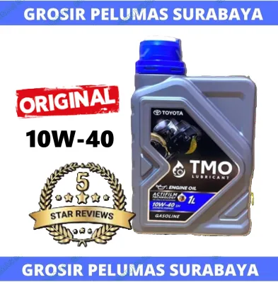 Original oli TOYOTA TMO bensin 10w/40 10w-40 botol 1liter Genuine TMO 10W 40 toyota bensin