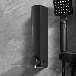 ZG285 Gắn tường Bình xịt xà phòng lỏng 380ml Tái sử dụng Hộp đựng sữa tắm dầu gội Thuận tiện Chống rò rỉ Bình đựng nước rửa tay Sữa rửa