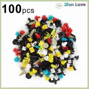 Jion Love 100pcs set Universal Mixed Car Various Plastic Fastener Door Push Pin Auto