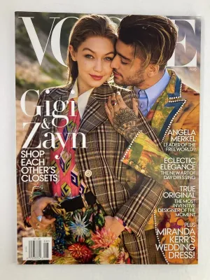 VOGUE MAGAZINE AMERICAN EDITION AUGUST 2017 GIGI HADID & ZAYN MALIK