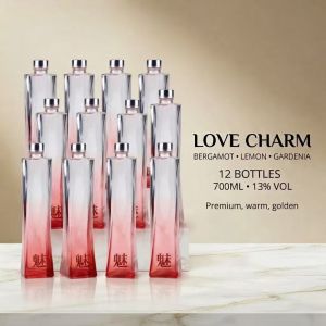 [Carton Sales]LOVE CHARM BERGAMOT LEMON GARDENIA FLAVOURED ALCOHOL BEVERAGE 700ML 13% Vol 12Bottles