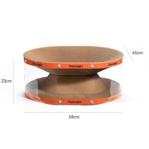 Sacesr Cat Scratcher Tunnel Bed Multifunctional Interactive Toy Indoor Kitten Rest Hideout Enrichment FurnitureProducts 2B5Z7