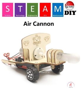 STEM DIY for Kids Educational Science Toy - DIY Air Cannon Science Toys - Science Experiment Toys - Kids Science DIY