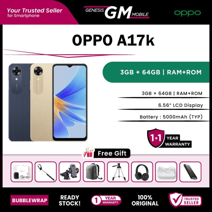 Oppo A17K (3GB RAM 64GB ROM) - Original OPPO Malaysia | Lazada