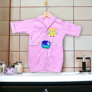 fashionice Kids Boy And Girl Hooded Bathrobe Towel Absorbent Cotton Quality