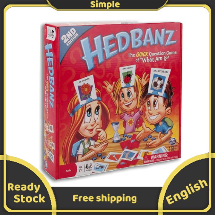 Family Board Game What am I Hedbanz Game Quick Question