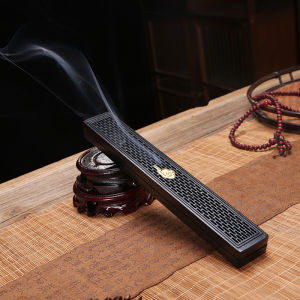 Sandalwood Incense Burner Lying Incense Stick Holder Vintage Incense Sticks Copper Censer Clouds Insence Stick Holder 檀香炉 家居熏香 卧香炉 祥云线香炉 香插