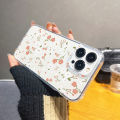 Phone Case Samsung A25 A15 A35 A55 Cute little flower Pattern Transparent Soft Silicone Casing Galaxy A25 A15 A35 A55 Phone Cover. 