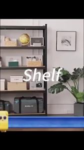 Adjustable Rak Besi Metal Boltless Rack Adjustable 4/5 Tier boltless rack full metal shelf heavy duty rak besi bertingkat stainless steel rack rak dapur Storage 厨房仓库铁架/置物架