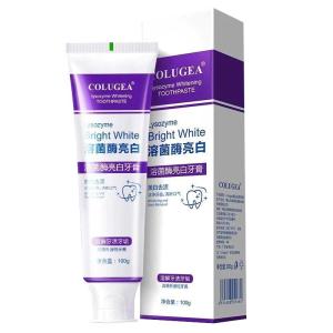 Biological Lysosome Whitening Toothpaste for Clean Teeth and Fresh Breath 生物溶酶体美白牙膏，牙齿清洁、口气清新