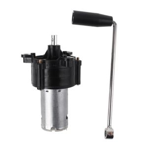 Diymore DC 0-30V Wind Hydraulic Generator Electric Light Generator Hand Crank Dynamo Miniature Emergency Energy Dynamo Motor DC Non Stabilized Voltage Wind Micro Electric Motors