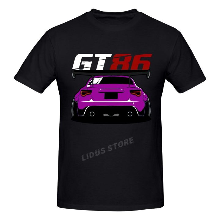 Toyota Gt86-Subaru Brz Gt86 Brz Jdm T Shirt Harajuku Streetwear 100% Cotton Graphics Tshirt Brands Tee Tops