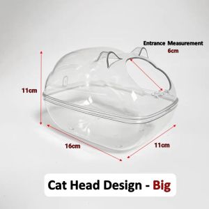 【READY-STOCK】Acrylic Hamster sand bathtub Hamster Sand Bathroom Small Animal Chinchilla Bathing Toilet 仓鼠浴室 仓鼠厕所 仓鼠大浴室
