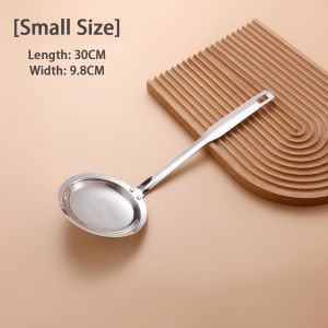 304 Stainless Steel Fine Mesh Colander Spoon Skimmer Oil-Frying Filter Scoop,Kitchen Flour Sieve Hot Pot Oil Residue Foam Spoon