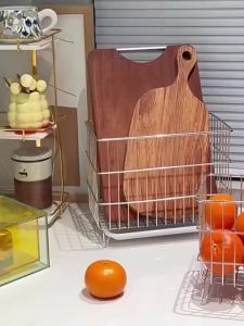 Stainless Steel Kitchen Storage Basket    Rustproof Multipurpose Organizer Rack for Fruits Vegetables Sink Counter Storag